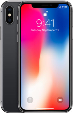 Apple iPhone X - 64 GB - Space Gray - Unlocked - GSM